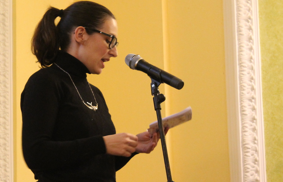 Rebeca Munin no Dia dos Medios en Galego