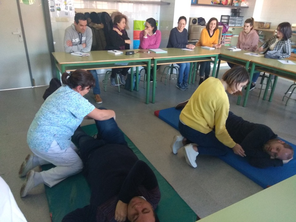 Sesions de RCP no CEIP Praia de Quenxe