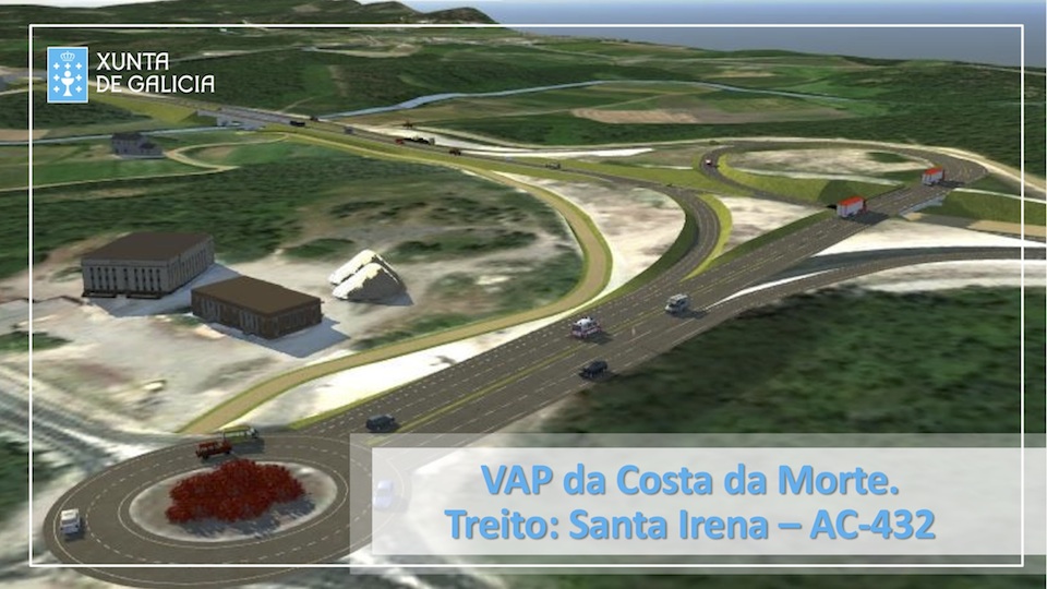 Infogracia Autovia Costa da Morte en Santa Irene