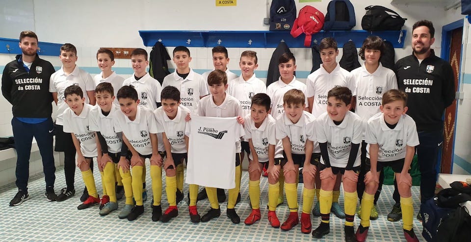 Seleccion da Costa sub13 con Eskio e Ruben