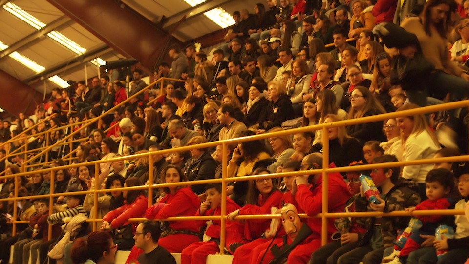 Ateigado pavillon para o Entroido de Fisterra