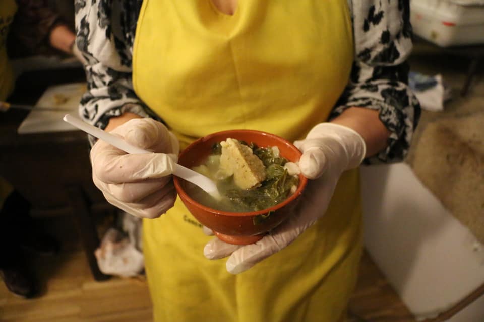 Caldo de Gloria do Bolo de Pote de Mazaricos na Casa de Rosalia