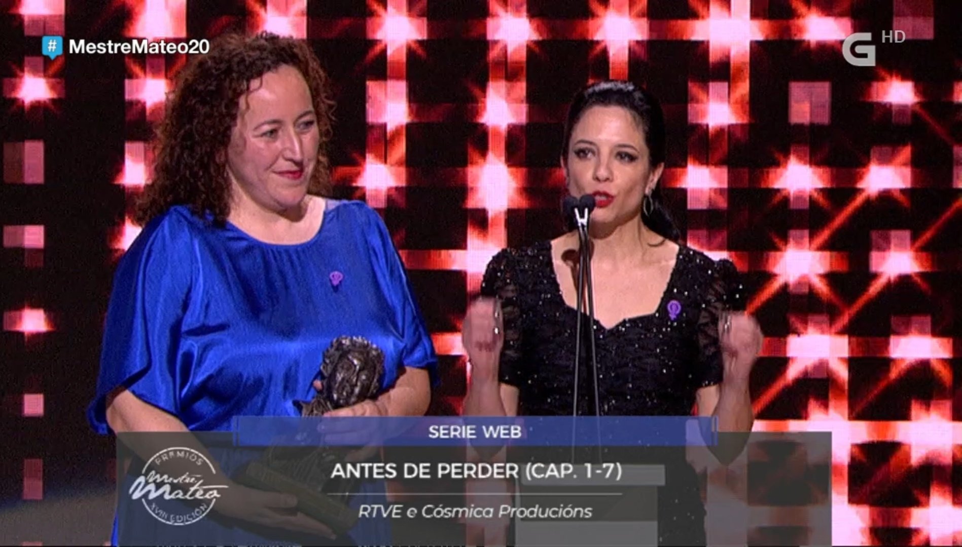 Sonia Mendez nos Mestre Mateo