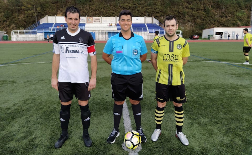 Capis do Ameixenda e Nanton co colexiado Cristian Sendon