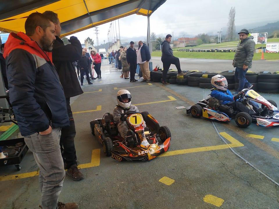 Marco Sanchez piloto de karting de Malpica