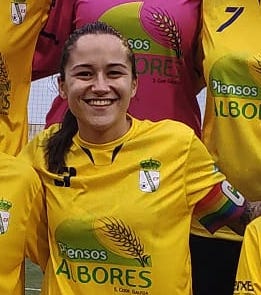 Graci capitana do Mazaricos FC Feminino