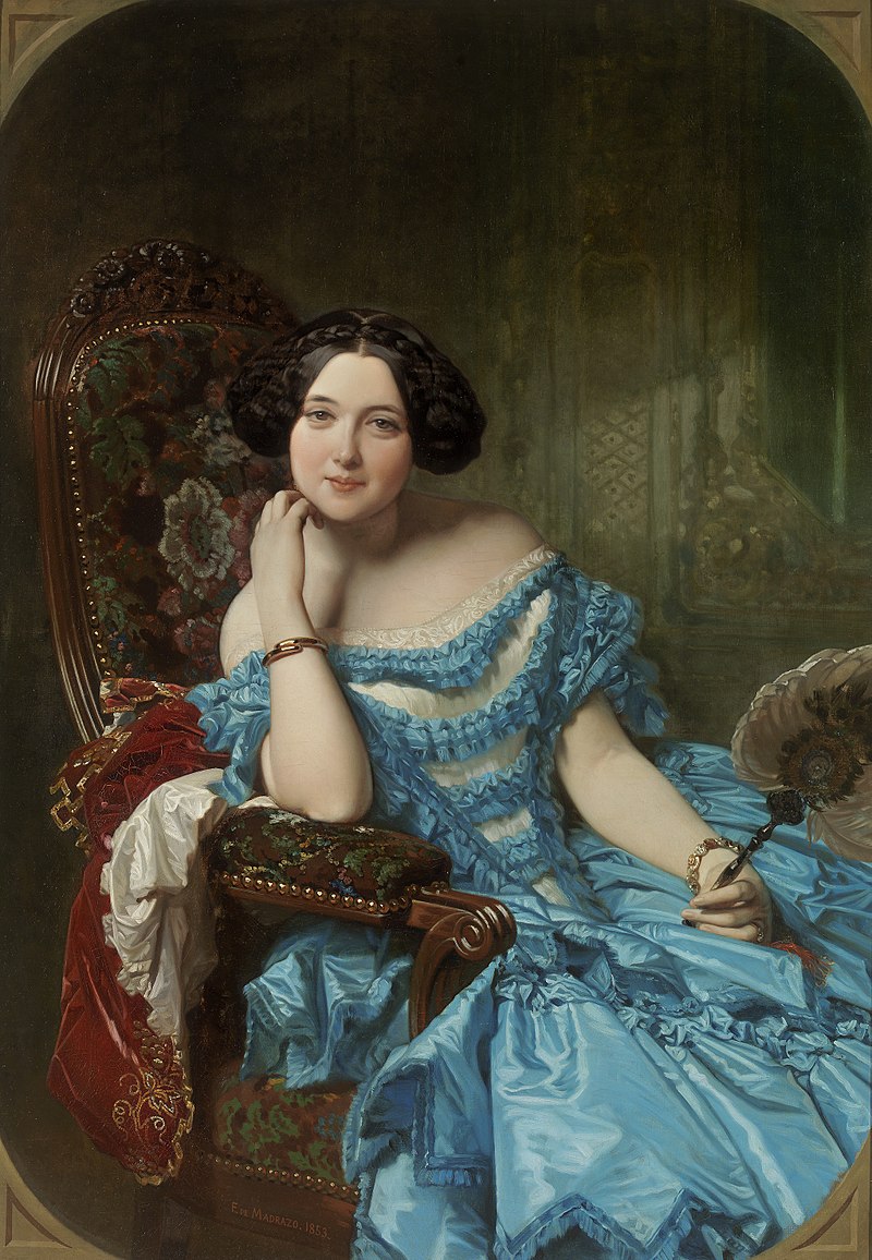 Amalia de Llano y Dotres. Condesa de Vilches (Federico_de_Madrazo, 1853)