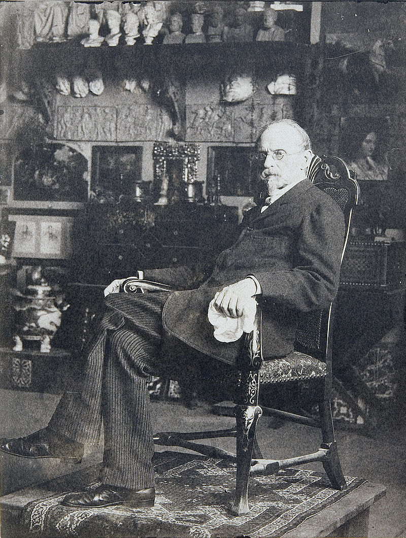 Fecerico de Madrazo no seu estudo (1885 - 1894)