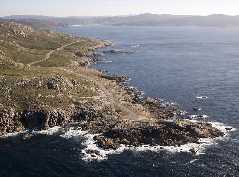 Vista aerea do Cabo Roncudo
