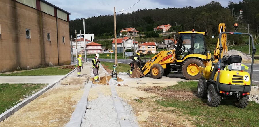 Obras en Laxe