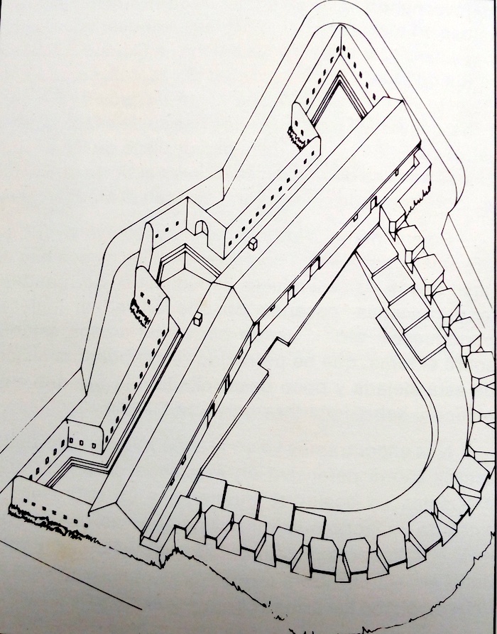 Debuxo do Castelo do Soberano (Soraluce Blond,1985, 144)