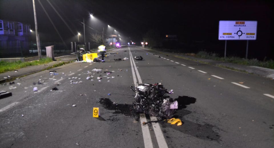 Accidente investigado en Santa Comba