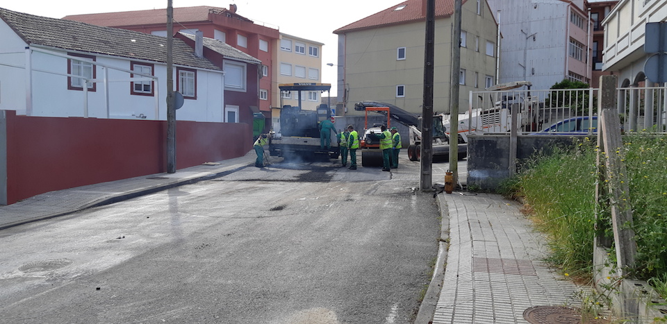 Pavimentación en A Gándara na Laracha