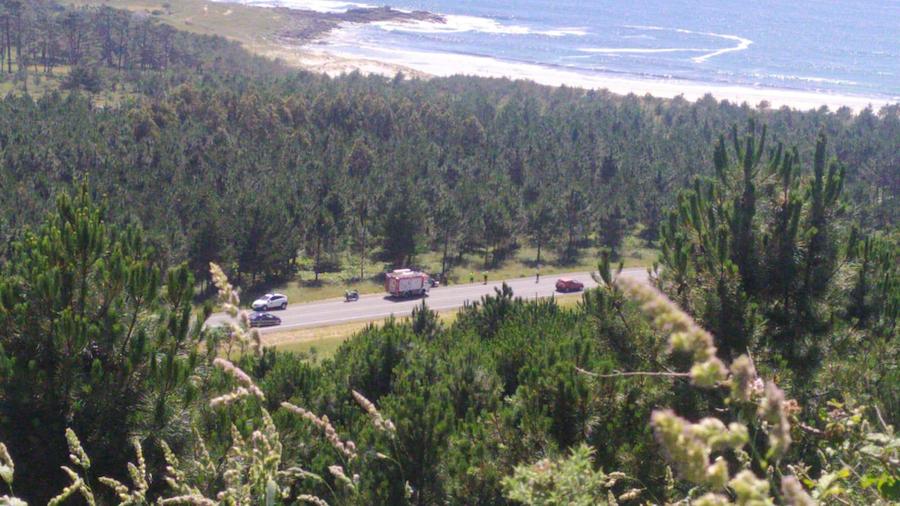 Accidente de moto no Ancoradoiro