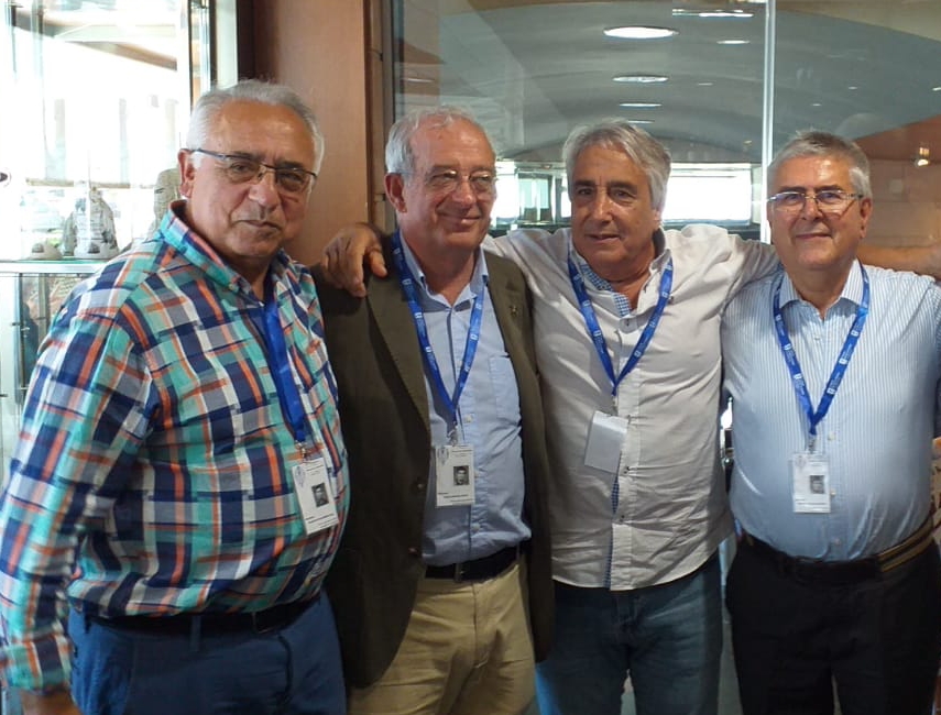 De esquerda a dereita, F. Fernández Rei; J. Asorey, C. Reboredo e X.Mª Lema