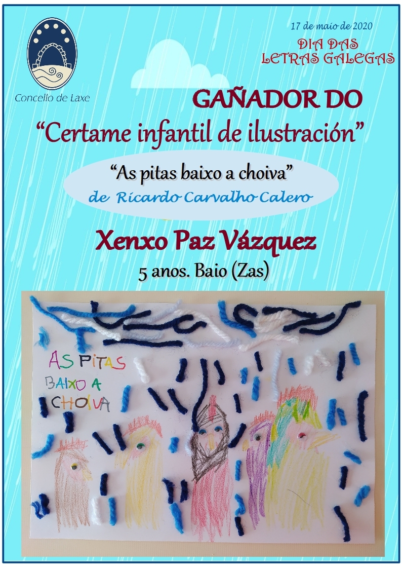 xenxo paz gañador certame ilustracion letras galegas 2020