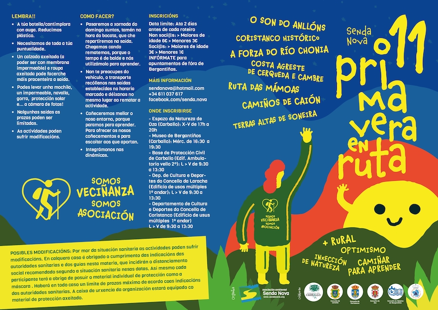 Programa de Senda Nova Primavera en Ruta 2020 2