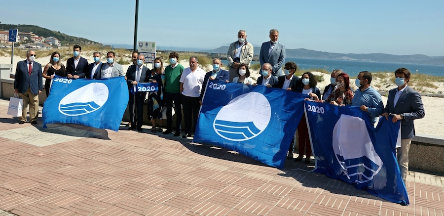 Bandeiras Azuis de 2020 entregadas en Laxe