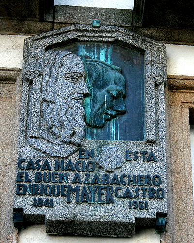 PLACA NA CASA NATAL DE MAYER CASTRO EN SANTIAGO copia