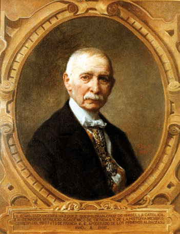 VICENTE VÁZQUEZ QUEIPO. ÓLEO DE FEDERICO DE MADRAZO QUE SE PODE VER NO MUSEO FENANDO BLANCO. ANO 1888 copia