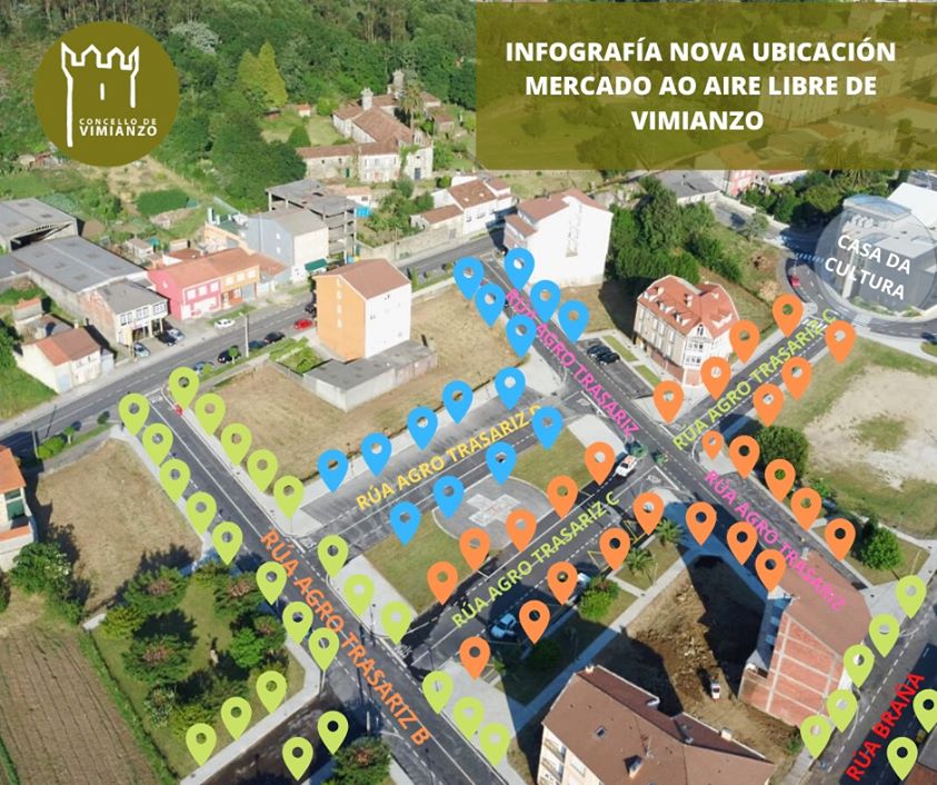 Nova ubicacion do mercado dos xoves de vimianzo
