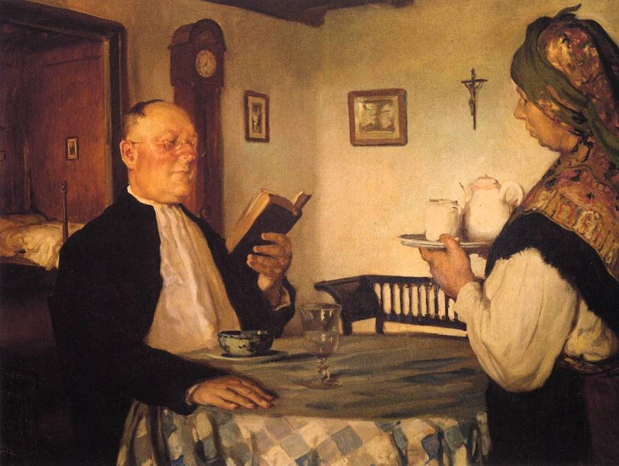 Santiago Abuelo Alvite pintado por Fernando Álvarez de Sotomayor