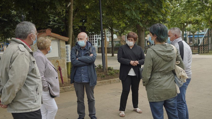 Pancho Casal da Marea Galeguista en Carballo