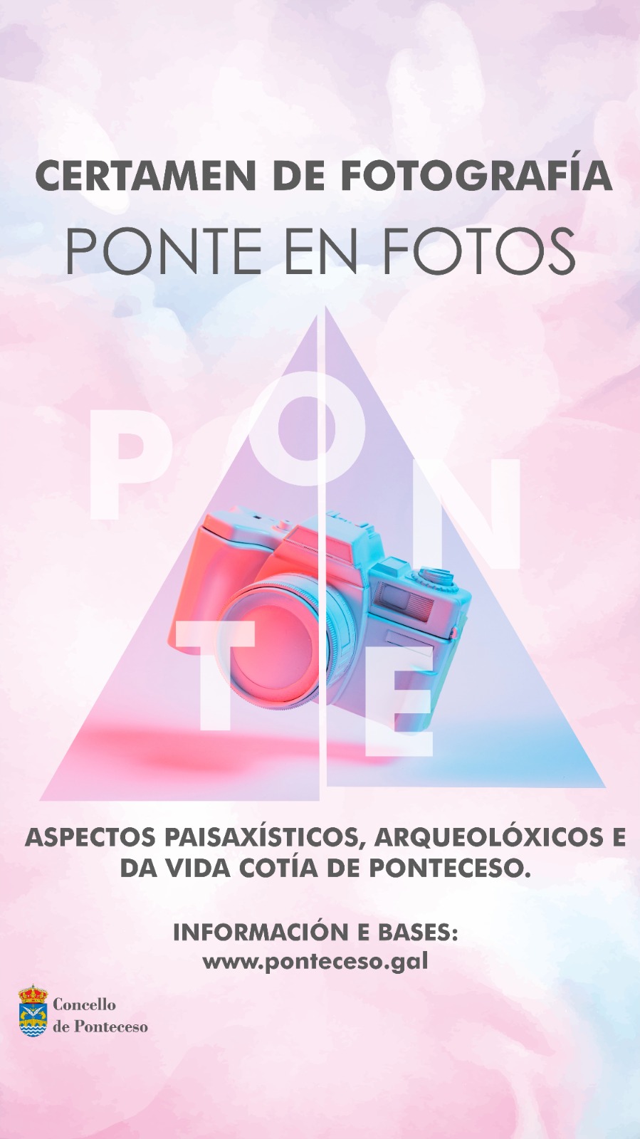 Cartel concurso ponteeso ponte en fotos