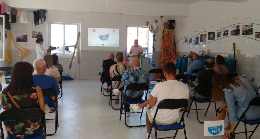 Presentacion no Pindo do proxecto Contos do Mar