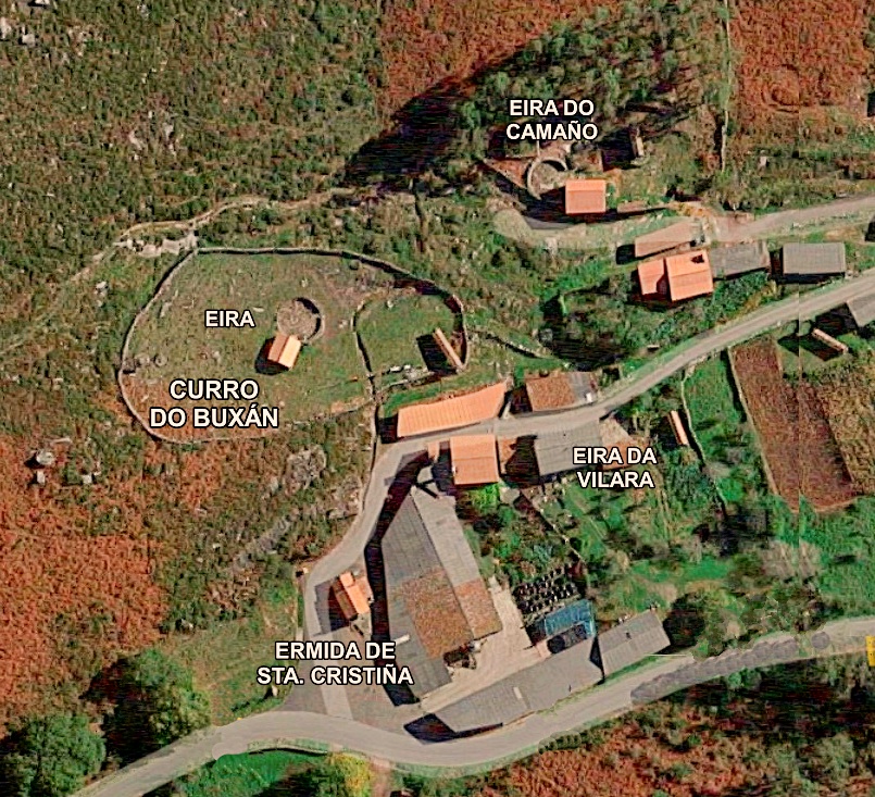 5 MAPA DAS .EIRAS DE STA. CRISTIÑA-Berdoias-Vimianzo