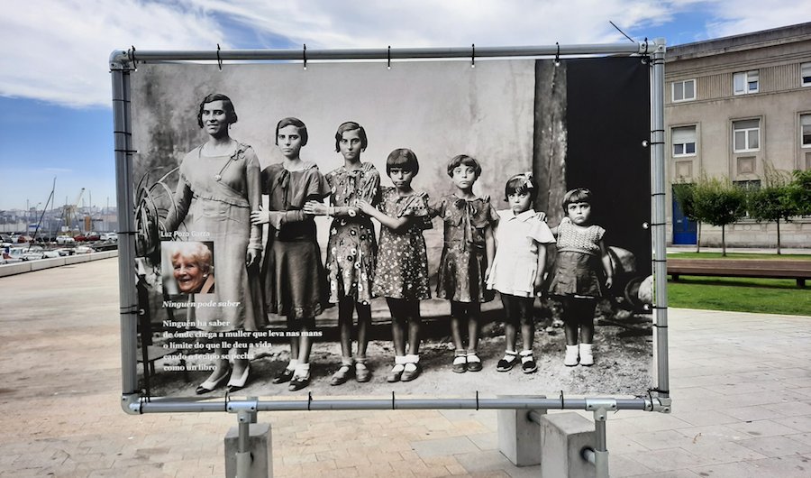 Exposicion Nos somos elas do Arquivo Vidal na Coruna