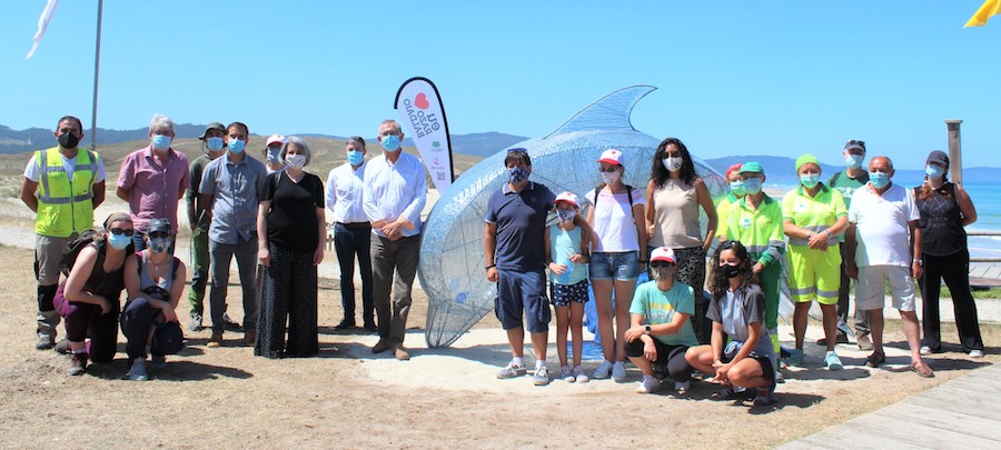 Inauguracion do arroaz contra o plastico de Carballo