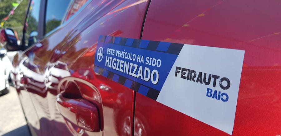 coches hixienizados na Feirauto