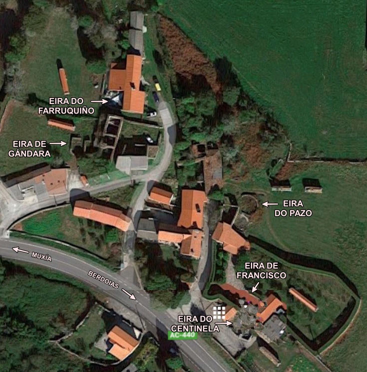 Mapa de Eiras de Boallo-Berdoias-Vimianzo