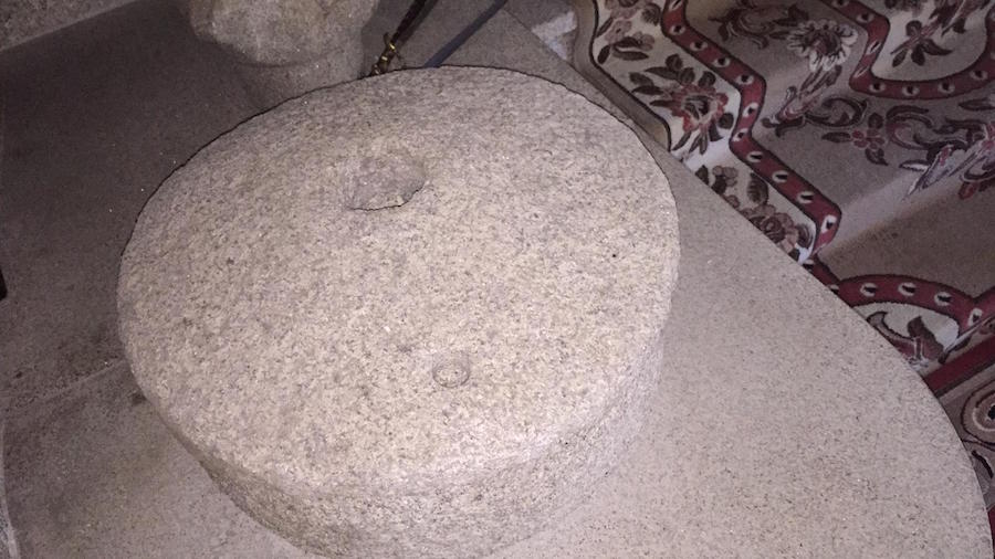 MOA DE MOER do muíño de man circular en Boallo