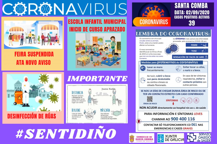 Medidas para Santa Comba ociv