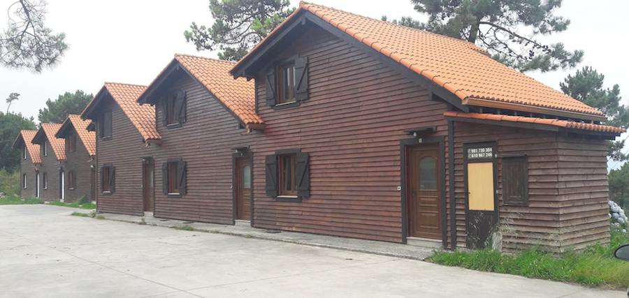 BUngalows do Camping Playa de Leis