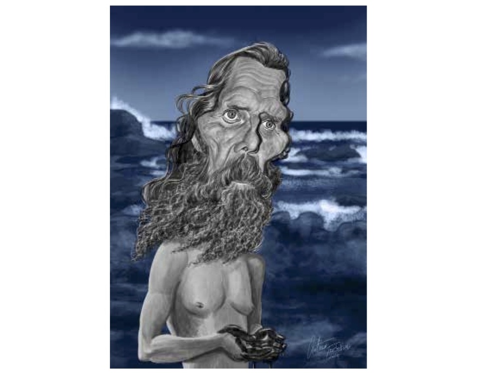 Man por Cristina Torbellina na exposicion de Anantapur a Camelle