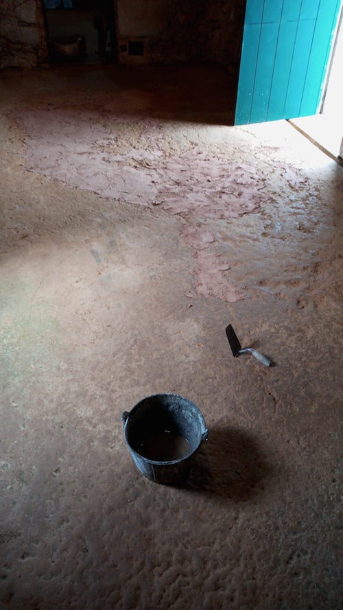 Barro como pasta de construcion para o Ecomuseo do Forno do Forte 2