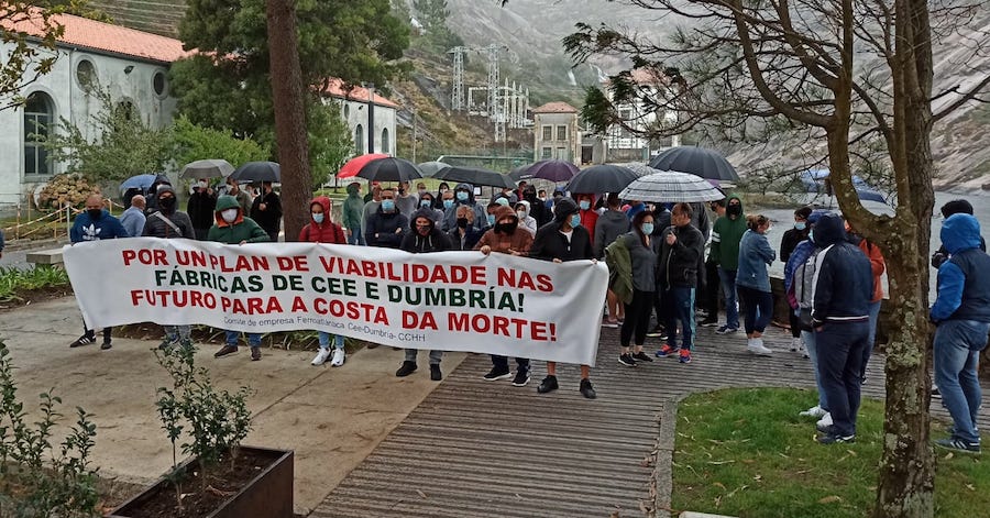 Concentracion do Comite de XEAL no Ezaro