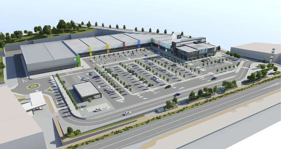 Maqueta Centro Comercial A Revolta Carballo 1