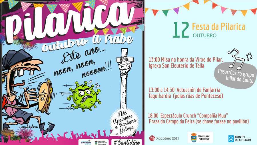 Festas da Pilarica de Ponteceso 2020