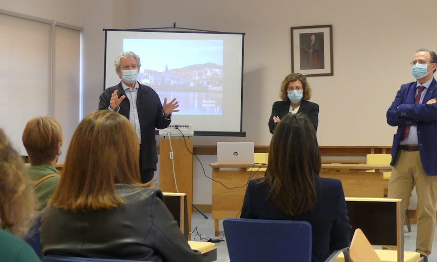 Javier de Toro Mercedes Freire e Francisco Blanco Xornadas de Reumatoloxía en Corcubion