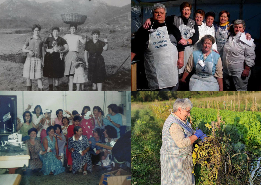 Mulleres de Carnota da exposicion de Sonlila