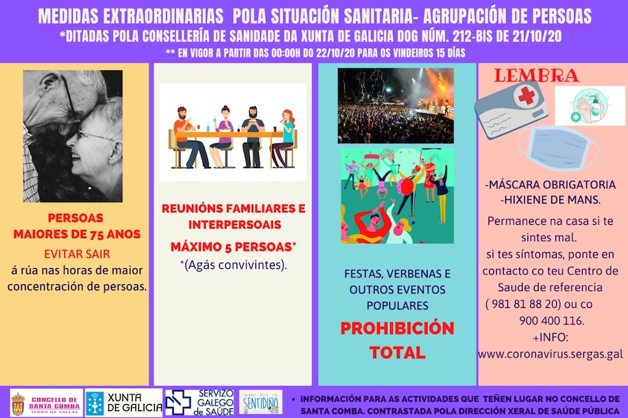 Medidas Covid Santa Comba 21-10-2020 2