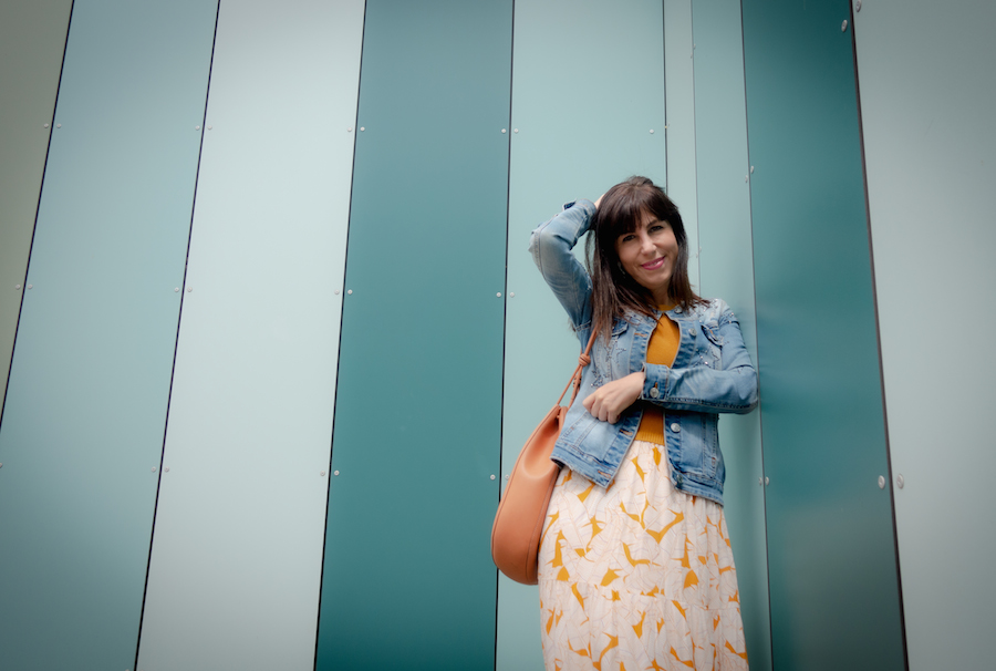 A escritora Maria Solar