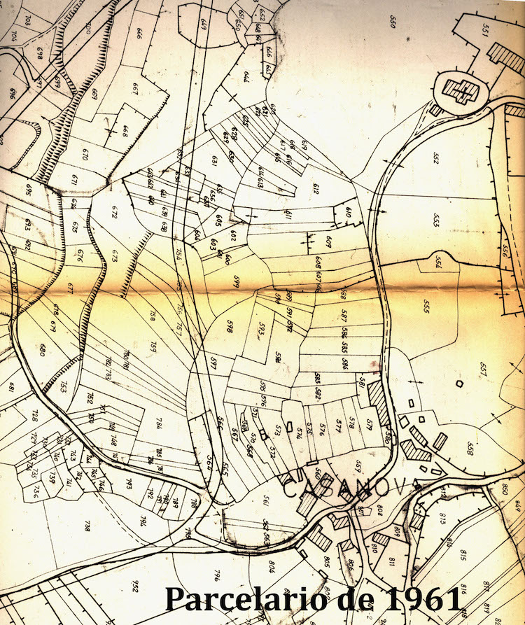 Parcelario antiguo 1960