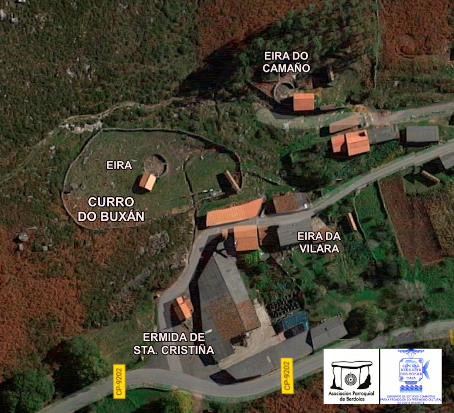 5  Mapa do curro e eiras de Sta. Cristiña 