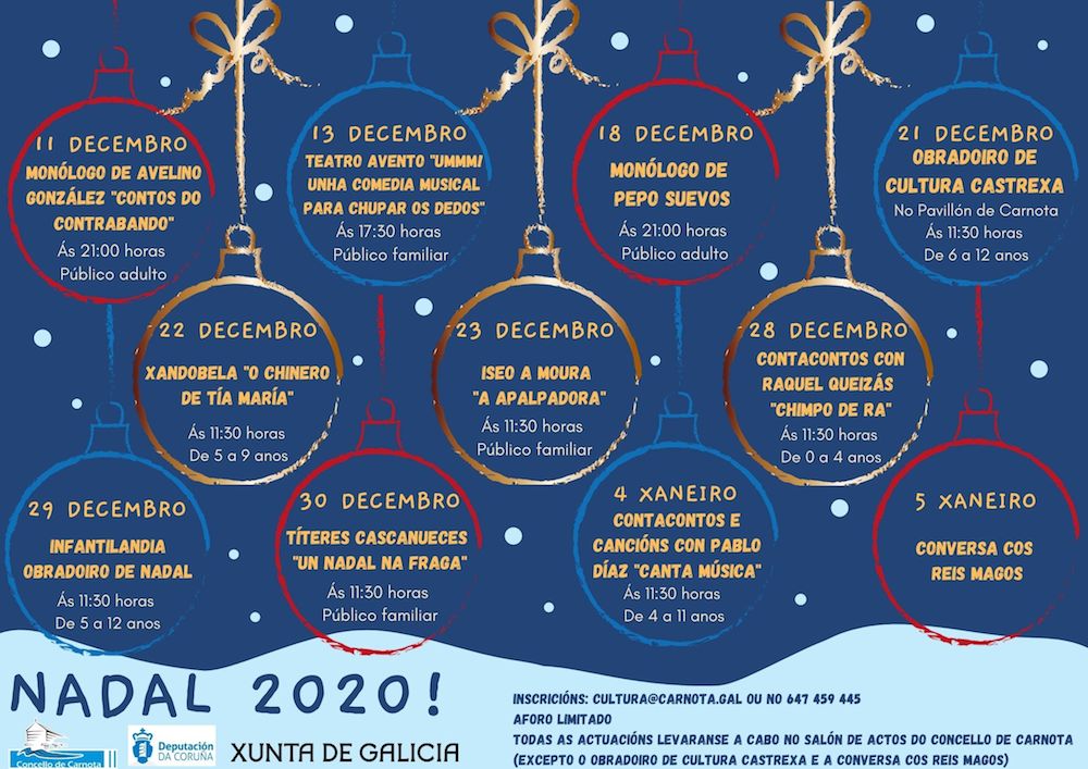 Programa Nadal Carnota 2020