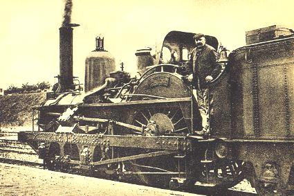 Locomotora Crampton de 1846 copia